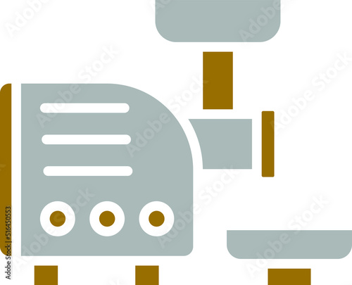 Vector Design Meat Grinder Icon Style