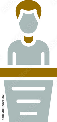 Vector Design Witness Icon Style
