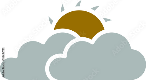 Vector Design Cloudy Icon Style