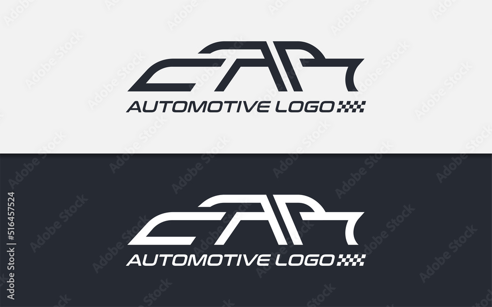 Stylish Car Writing Logo with Modern Minimalist Geometric Lines Concept. Logotype Automotive Vector Logo Illustration. Stylish Car Writing Logo with Modern Minimalist Geometric Lines Concept. Logotype Automotive Vector Logo Illustration.