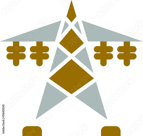 Vector Design Electric Station Icon Style