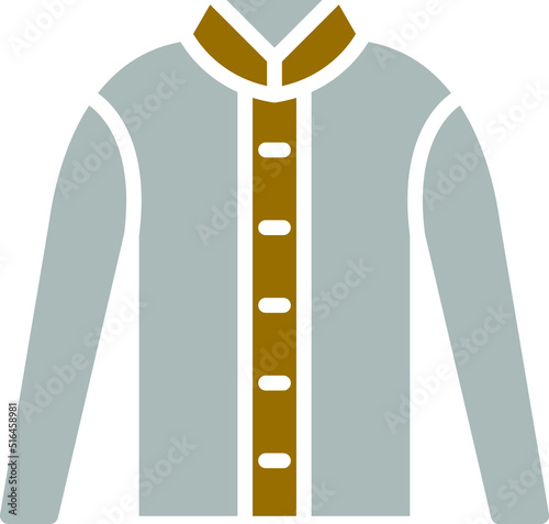 Vector Design Winter Coat Icon Style