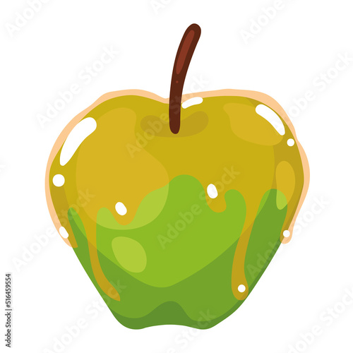 green fresh apple fruit