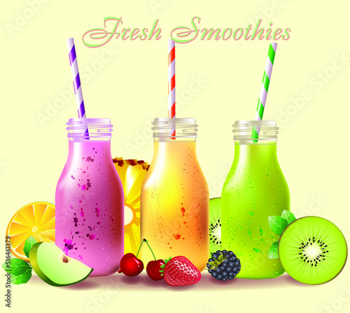 fruit juice and fruits