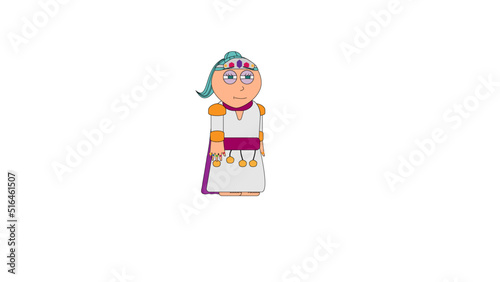 Majestic Princess of all the Pretty Things Puppet for Character Animator
