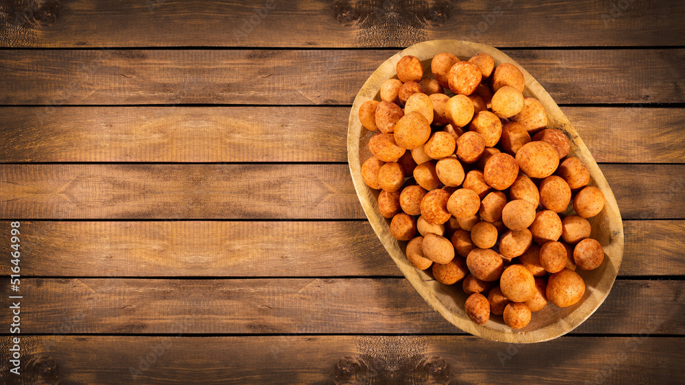 Arachis hypogaea - Organic Mexican peanuts in the bowl Arachis hypogaea - Organic Mexican peanuts in the bowl