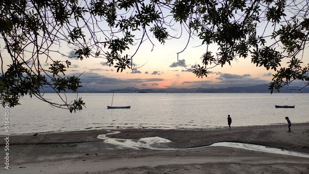 Naklejka premium Cacupé ilha de Florianópolis Santa Catarina Brasil
