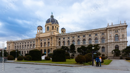 Maria Theresien Platz square in Vienna architecture, capital of Austria. High quality photo