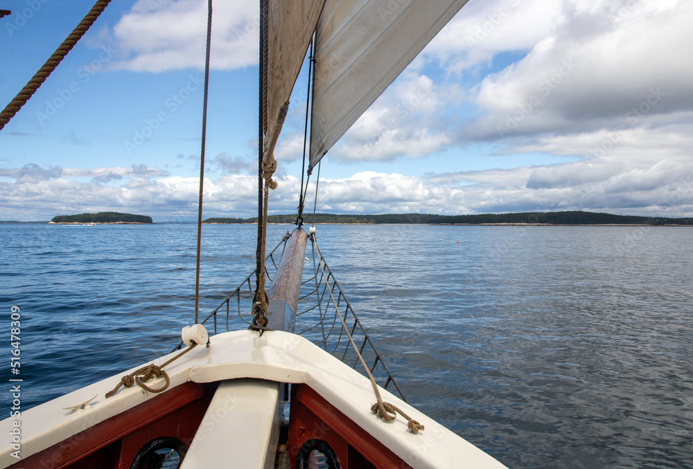 sailing boat on the sea