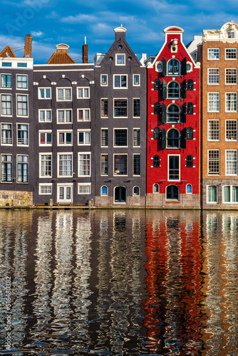 Photography Damrak waterfront in Amsterdam