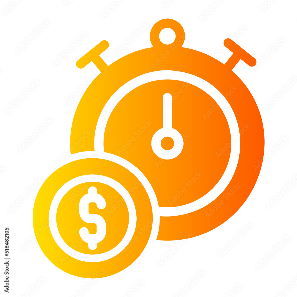 Sale Time gradient icon Sale Time gradient icon