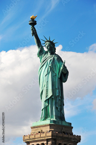 the Statue of Liberty in New York  USA