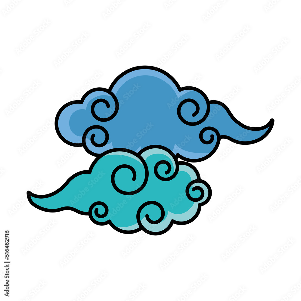 blue chinese clouds blue chinese clouds