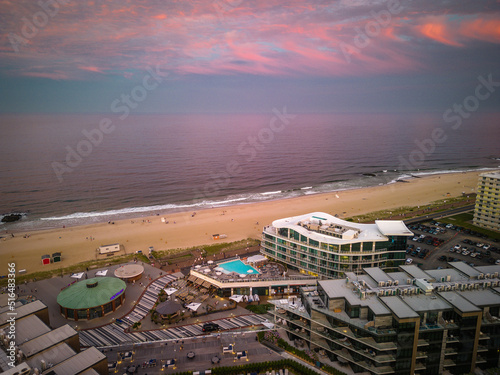 EPIC Aerial Drone of Pier Village Long Branch New Jersey  photo