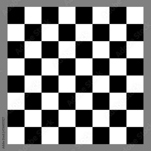 Square shape in black and white color form a classic pattern,chess stripe,fashion art design