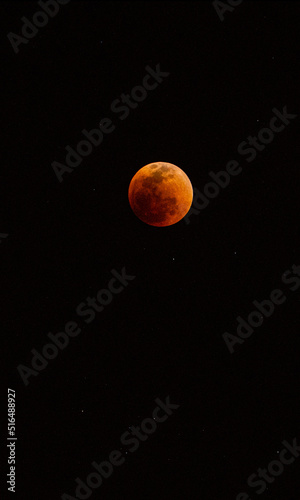 Moon eclipse blood