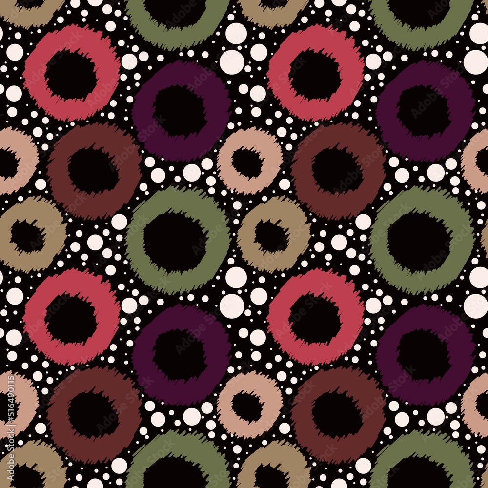 Abstract geometric circle seamless pattern for kids and linens and fabrics and wrapping paper and hobbies Abstract geometric circle seamless pattern for kids and linens and fabrics and wrapping paper and hobbies