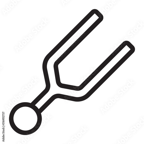 diapason line icon