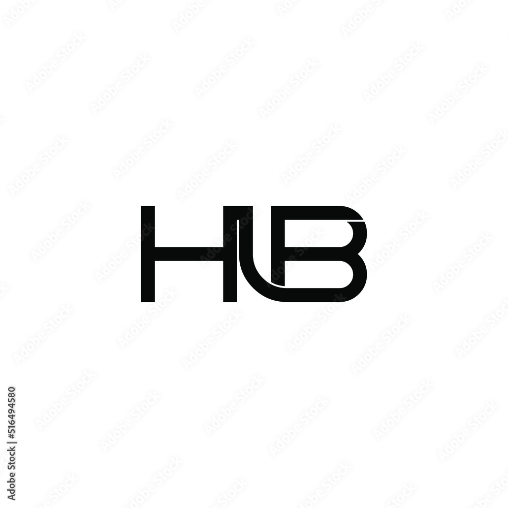 hlb letter original monogram logo design hlb letter original monogram logo design