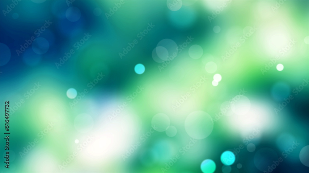 Abstract Bokeh Lights With Colorful Background	