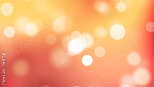 Abstract Bokeh Lights With Colorful Background	
