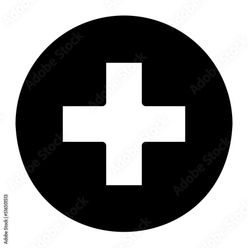 cross glyph icon