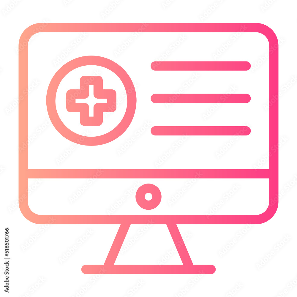 Fototapeta premium growing gradient icon