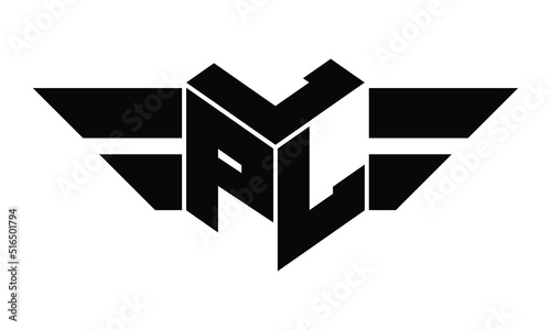 LPL three letter gaming logo in polygon cube shape logo design vector template. wordmark logo | emblem logo | monogram logo | initial letter logo | sports logo | minimalist logo | typography logo | photo