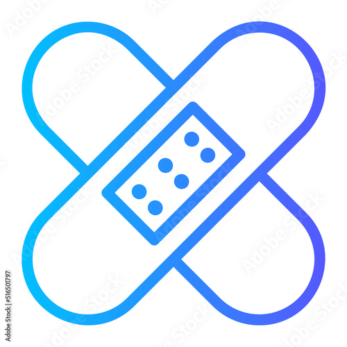 plaster gradient icon