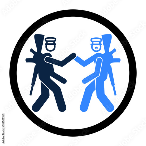 Army military or soldier icon