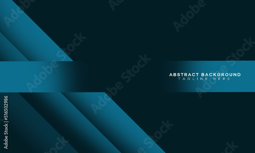 Layers of turquoise green and blue background vector overlap on a dark space for background design