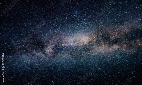 Milky Way in the night sky