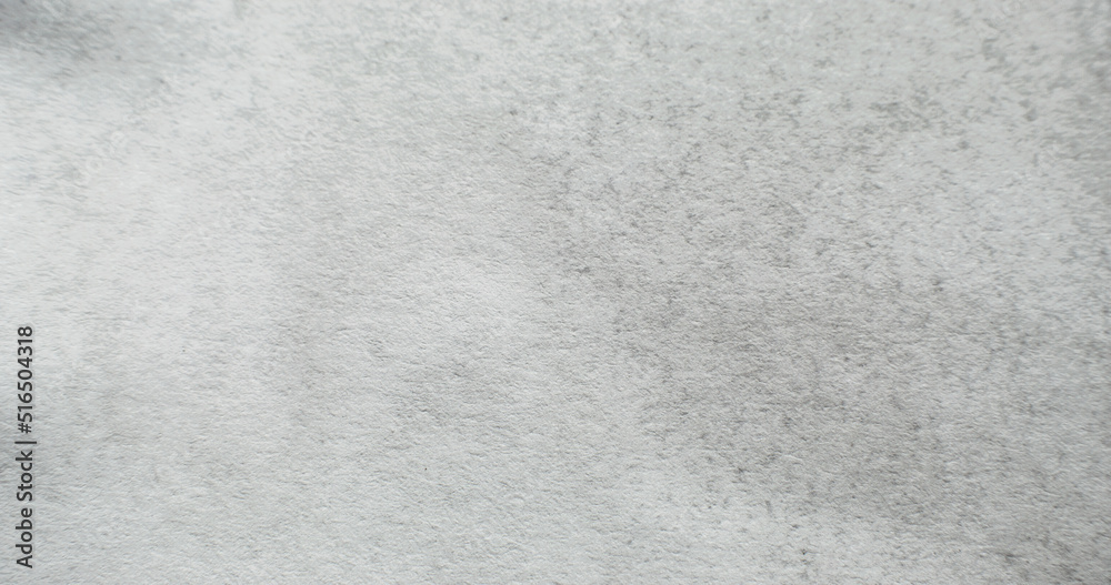 Fototapeta premium Rough texture overlay. Old film noise. Aged paper filter. Photo editor layer. Gray stains artifacts on white abstract grunge empty space background.