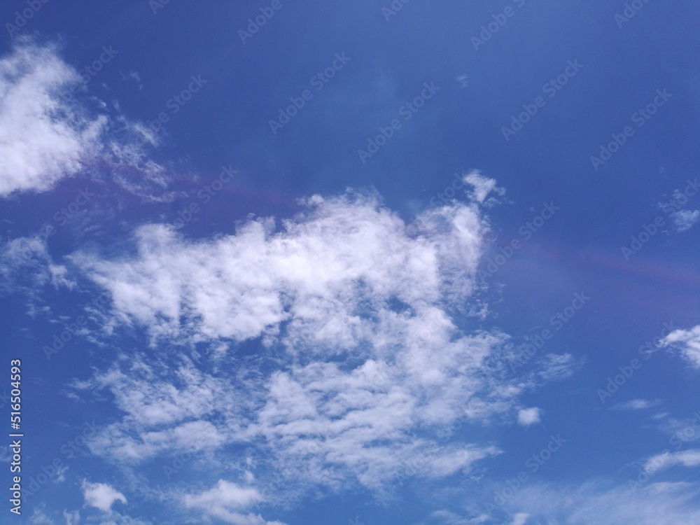 Obraz premium blue sky with clouds