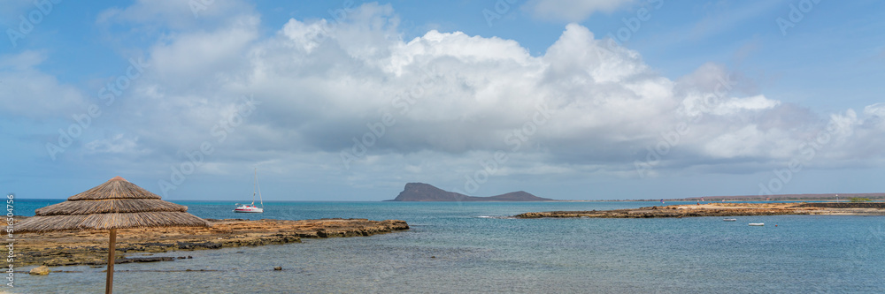 Coastline in Murdeira on Sal island , Cape Verde