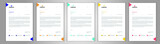 Professional Letterhead Template Set corporate modern letterhead design template with creative modern letter head design template for your project. letterhead, letter head, Business letterhead design