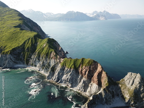 Wild nature of Russia, Kamchatka. View from above. No filters.