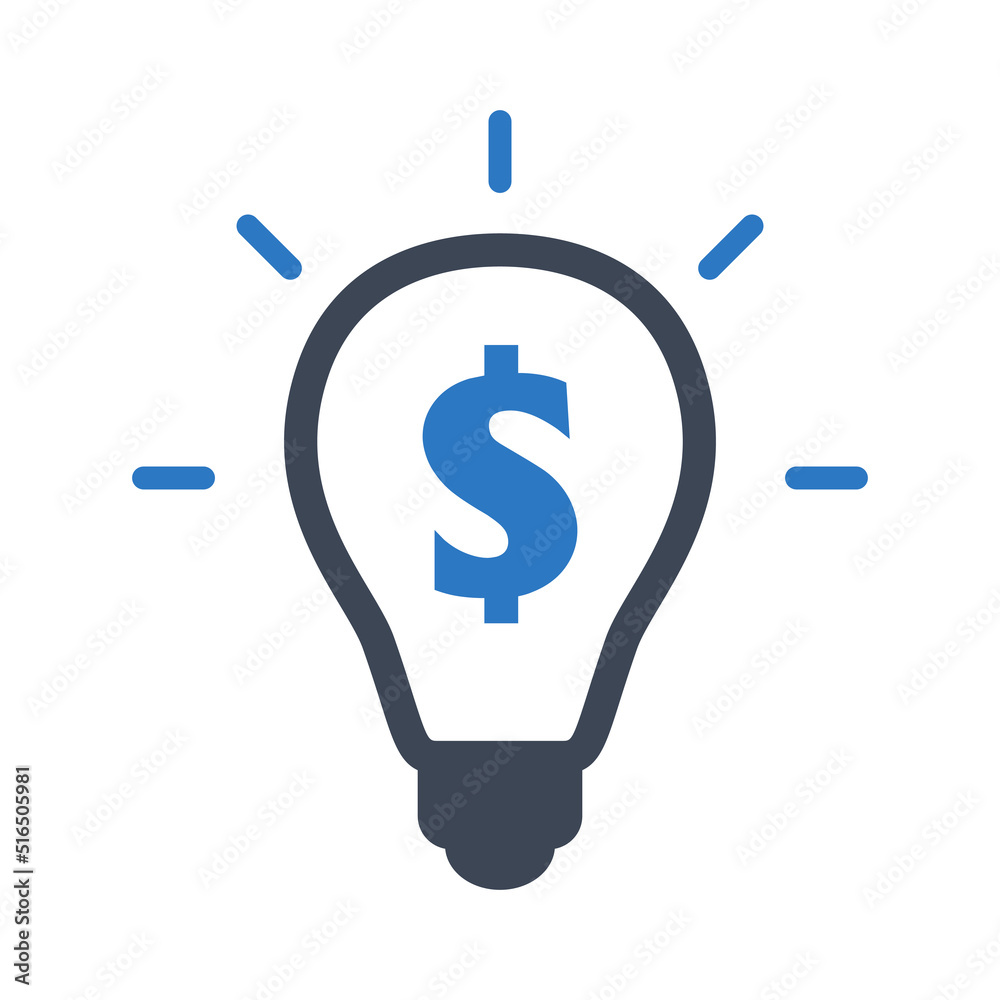 Business innovation icon vector graphic illustration Business innovation icon vector graphic illustration