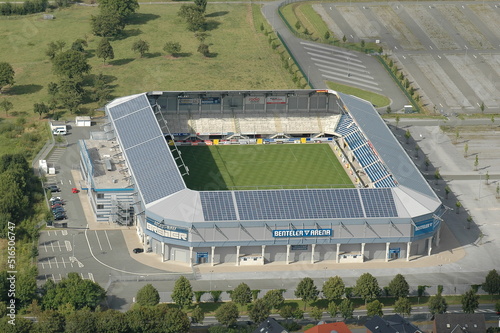 Benteler Arena Paderborn Luftaufnahme