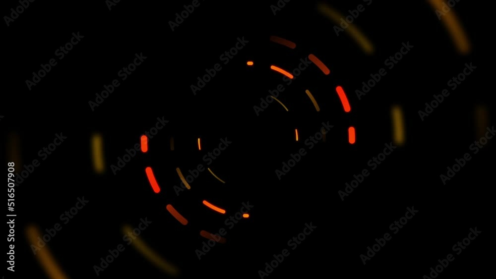 Animated background with circular dashed lines Stock Video | Adobe Stock