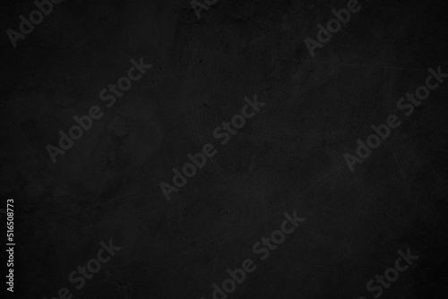 Wallpaper Mural Close up retro plain dark black cement & concrete wall background texture for show or advertise or promote product and content on display. Torontodigital.ca