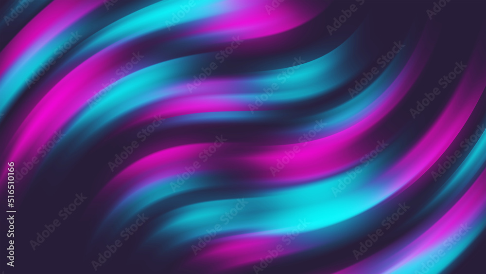 abstract motion graphic wave gradient animation for wavy background textures in directional blur style. modern colorful pattern.