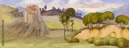 Ancient Italian landscape