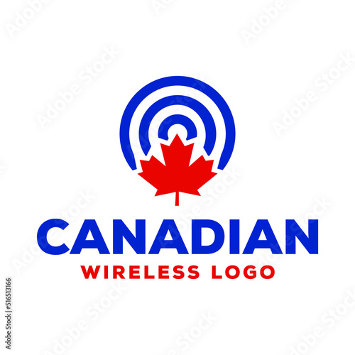 Canada wifi Logo  Design Inspiration Idea