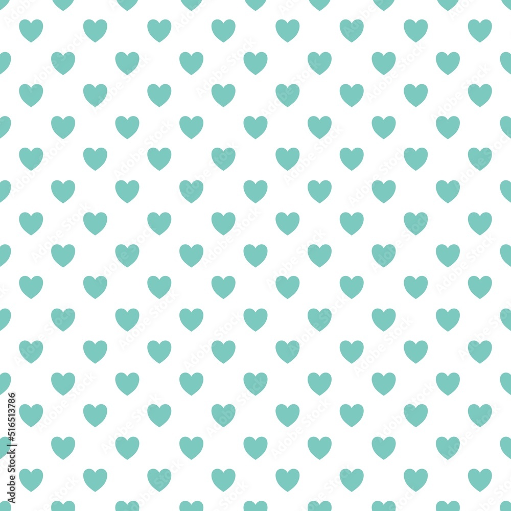 Hearts for Valentine's Day. A postcard with hearts for February 14. Seamless repeating pattern. Background for scrapbooking, albums, advertising, printing, websites, mobile screensavers, bloggers.
