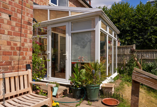 Lean to conservatory on a house