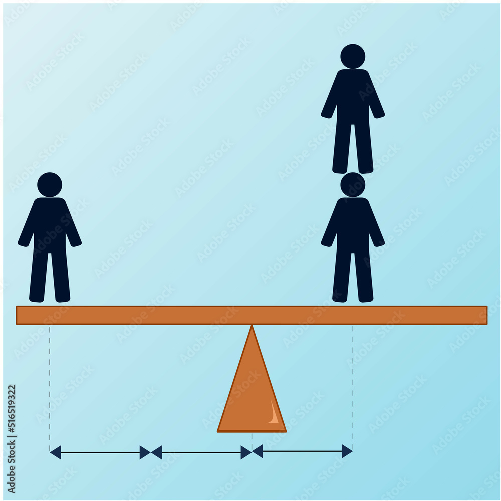 Graphical representation of the balance of forces on a lever using dummies Graphical representation of the balance of forces on a lever using dummies
