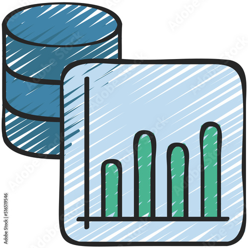 Bar Chart Data Icon