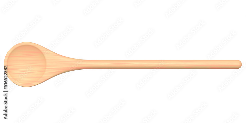 Wooden solid spoon or kitchen utensils on white background. Wooden solid spoon or kitchen utensils on white background.