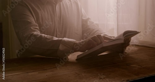 A Christian reads the Bible